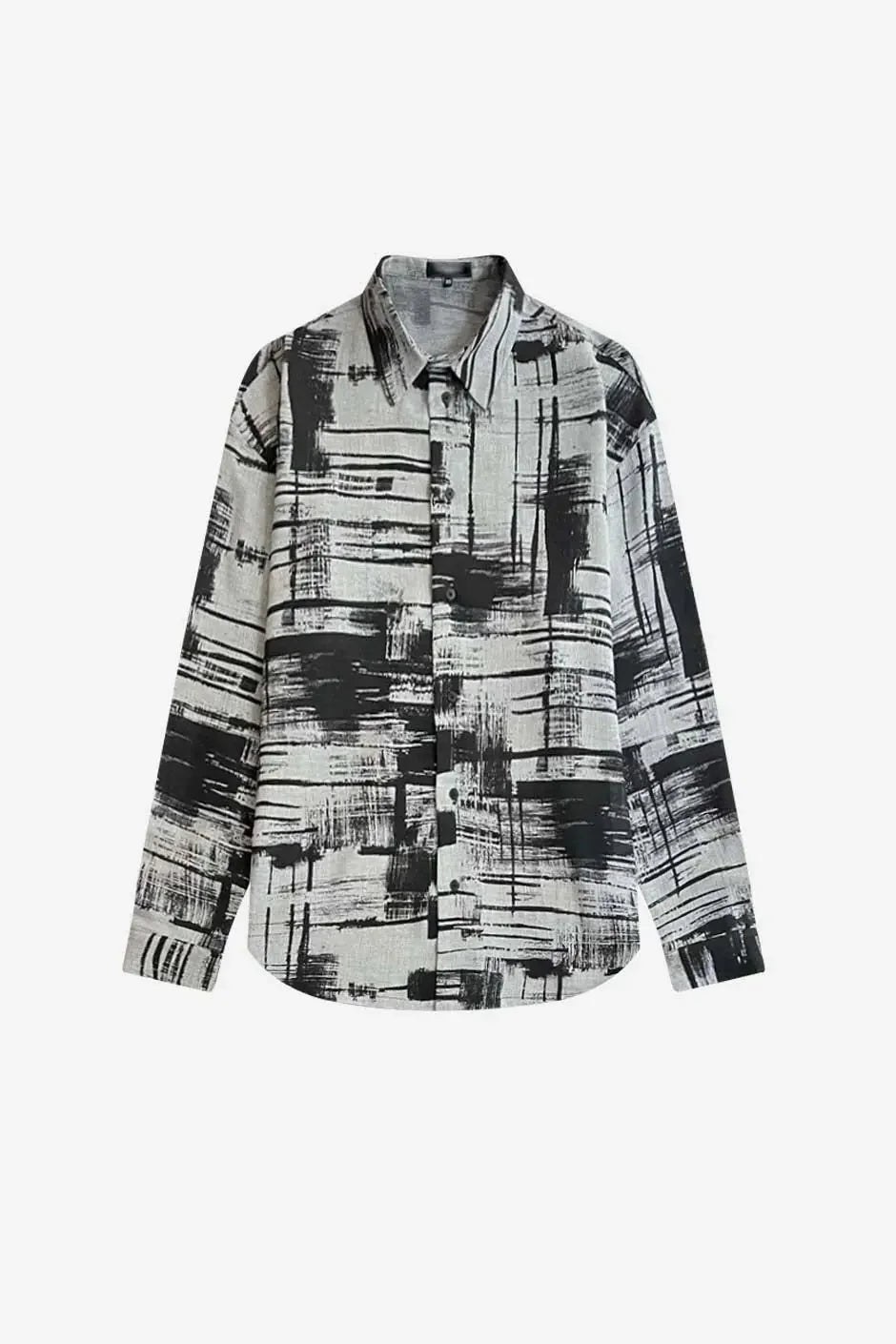 Chemise oversize en lin blanc, fabriquée en France, portée ample